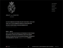 Tablet Screenshot of birgit-von-heintze.de